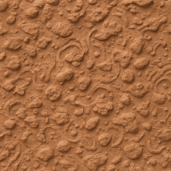 Decorative Clay Soil seamless PBR texture preview