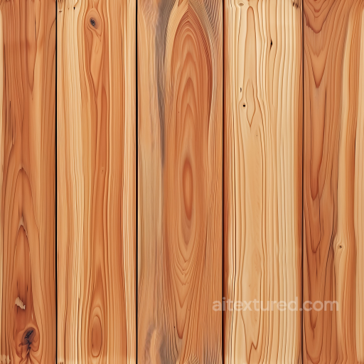 Pine Wood Planks PBR Texture with Distinct Natural Grain and Knots seamless Wood PBR texture