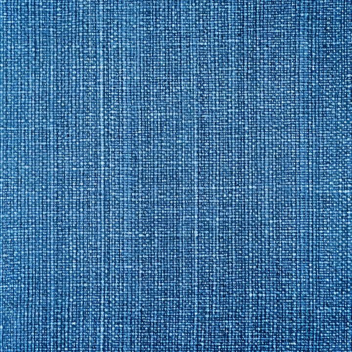 Distressed Denim Fabric with Detailed Weave Pattern and Worn Blue Hues seamless PBR texture preview