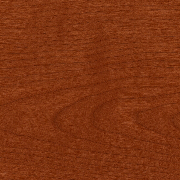 Lacquered Finish Cherry Wood With Fine Grain And Reddish Brown seamless PBR texture preview