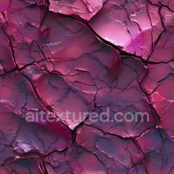 seamless Seamless 3D cracked and hole dry clay PBR texture with vivid purple tones texture 8k free download PBR