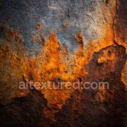 seamless Seamless 3D Rusty Metal PBR Texture Featuring Cracks and Pitted Holes texture 8k free download PBR