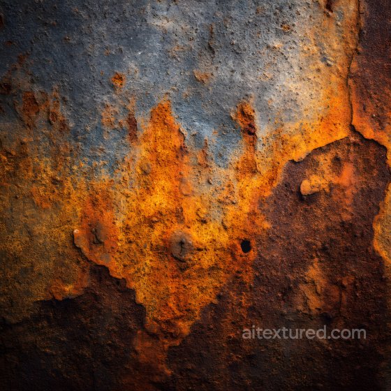 Rusty Metal PBR Texture Featuring Cracks and Pitted Holes Rust texture preview
