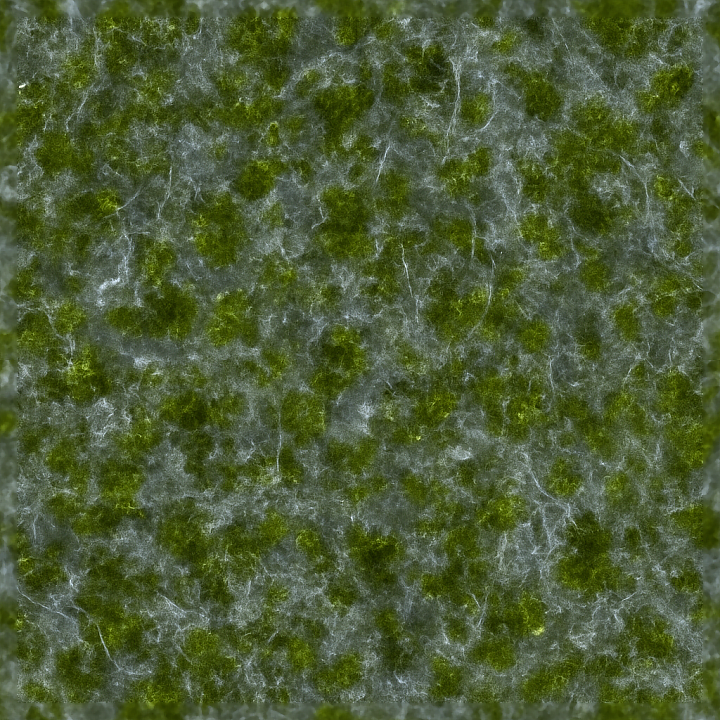 Icy Moss Covered Ice Layer With Icy Tendrils And Ice Algae seamless PBR texture preview