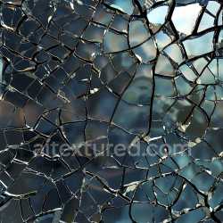 seamless Seamless 3D shattered glass PBR texture with intricate cracks and reflections texture 8k free download PBR