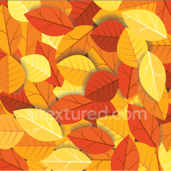 seamless Seamless 3D PBR Texture of Stylized Autumn Leaves in Orange and Yellow Palette texture 8k free download PBR