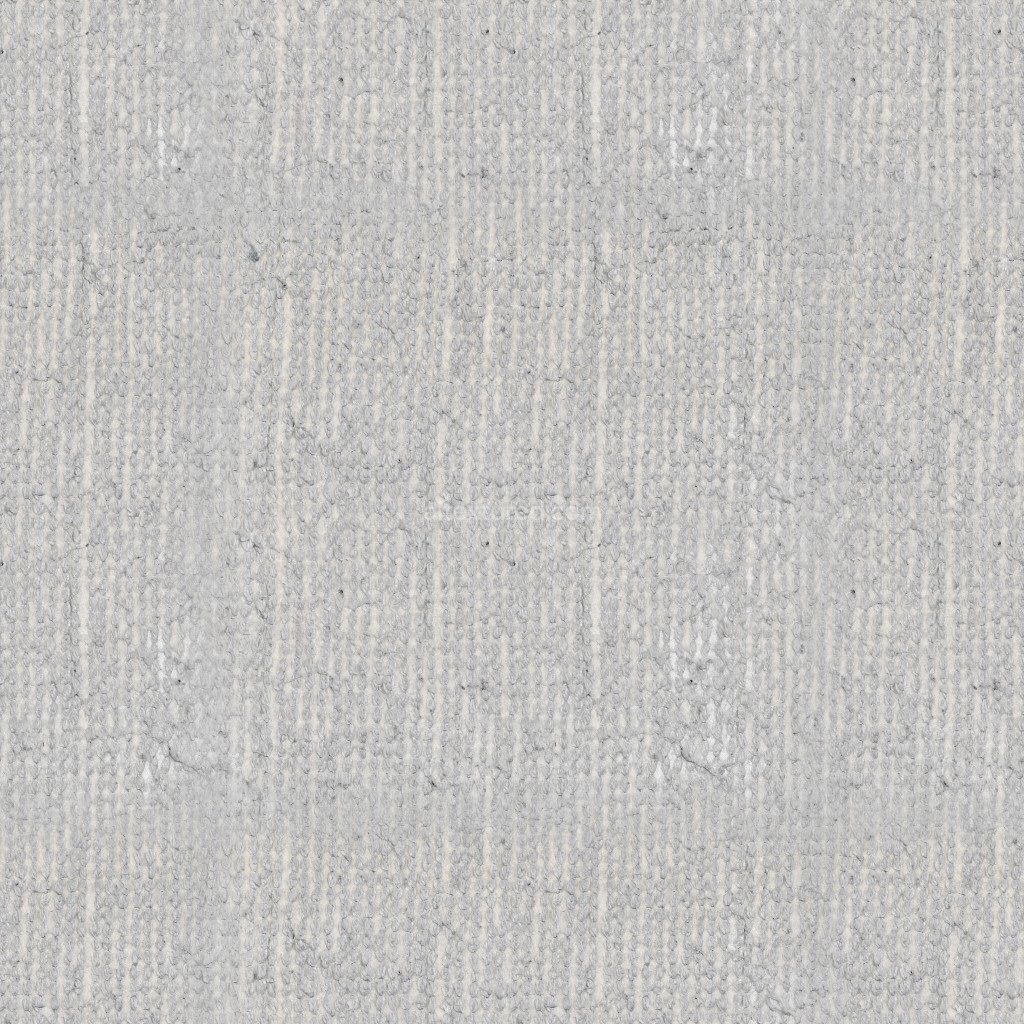 Seamless fabric PBR texture in light gray tones