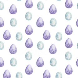 seamless Seamless 3D PBR Texture of Watercolor Purple and Blue Egg Pattern texture 8k free download PBR
