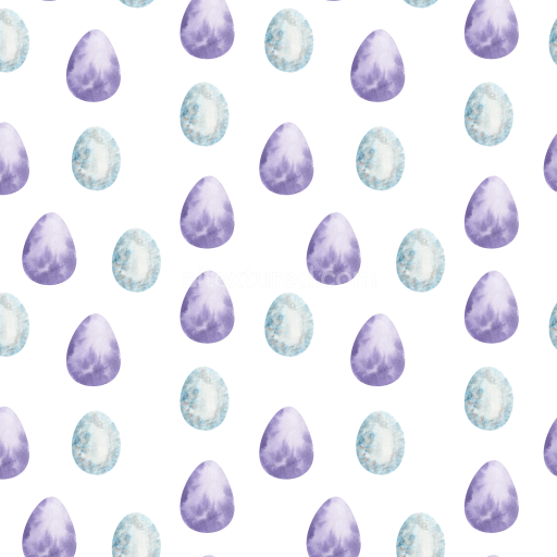 Seamless 3D PBR texture with hand-painted purple and blue watercolor drops