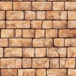 seamless Seamless 3D PBR Cracked Brick Wall Texture with Weathered Brown Tones texture 8k free download PBR
