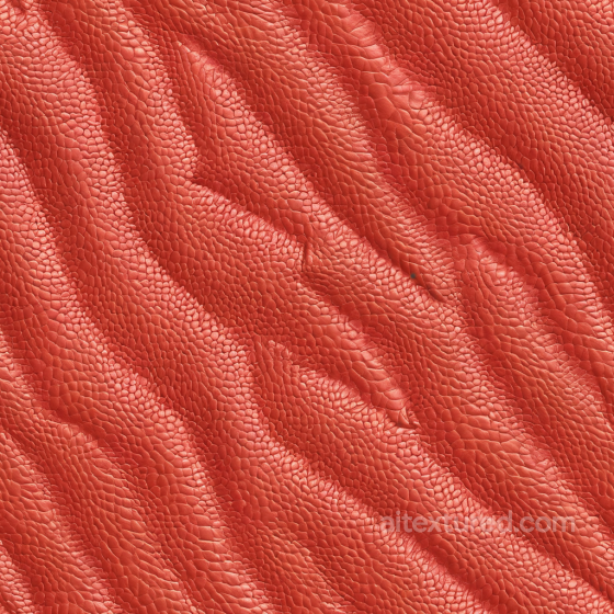 Detailed Red Pebbled Grain Leather Seamless Texture with Natural Wrinkles Leather texture preview
