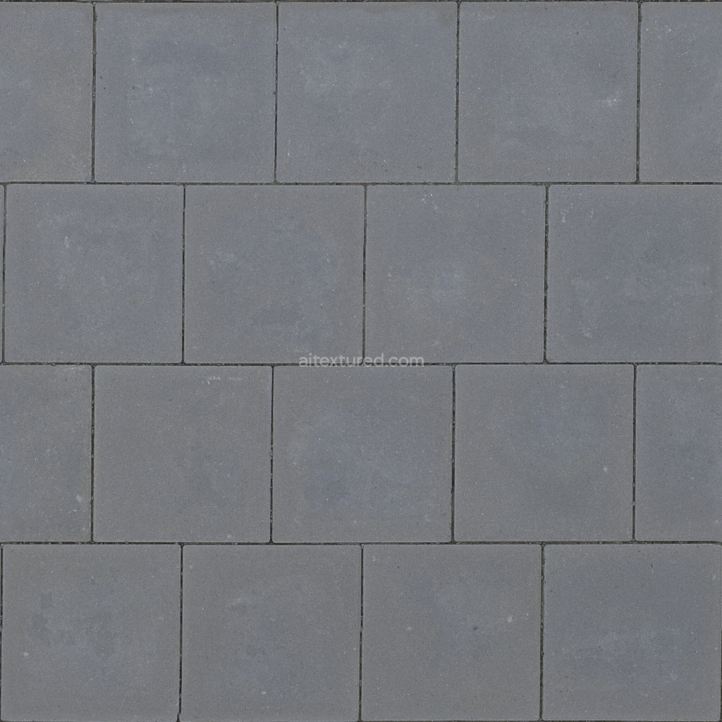 Seamless paving stones PBR texture for outdoor surfaces