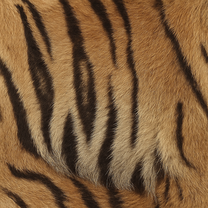 Striped Fur Coarse Fur Mammal Skin Fur Guard Hairs Tail Fur Whiskers Ma… seamless PBR texture preview