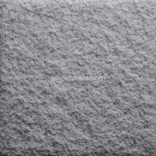 Seamless 3D Felt PBR Texture Featuring Soft, Dense Gray Fibers