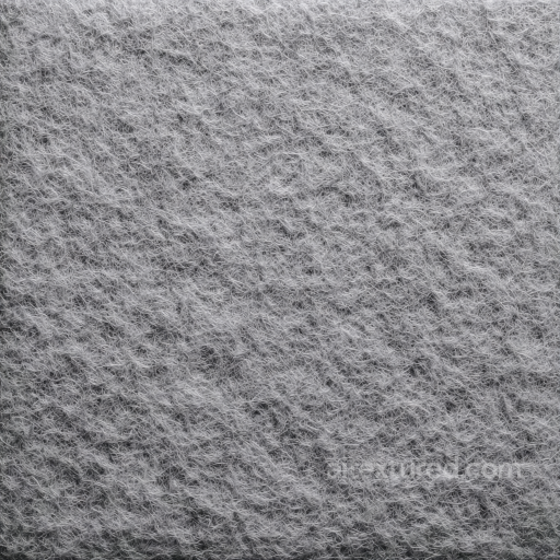 Felt PBR Texture Featuring Soft, Dense Gray Fibers seamless Felt PBR texture