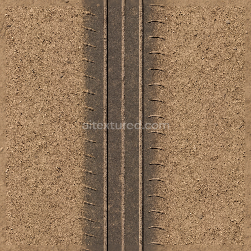 Seamless 3d texture pbr 8k slick tire mark tire skid mark tire print dirt tire track dry road dust