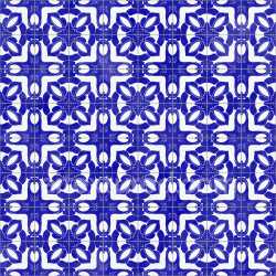 seamless Tile Seamless Pattern Blue Decorative Ceramic Smooth Glossy Modern Stylish texture 8k free download PBR