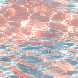 seamless Seamless 3D PBR Water Texture Featuring Reflective Waves and Soft Pink Illumination texture 8k free download PBR