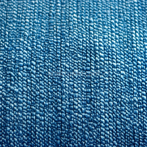 Seamless 3D PBR cracked denim fabric texture with intricate woven details