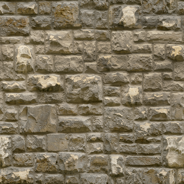 Rough Uneven Stone seamless PBR texture preview