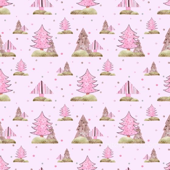 All Christmas Digital paper Texture of Pink Watercolor Christmas Trees on Soft Background All Christmas Digital paper texture preview