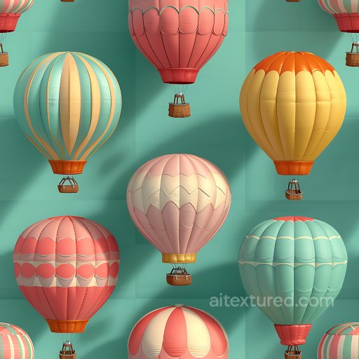 Inflated Quilted Vinyl Panels PBR Texture in Pastel Colors seamless Inflated PBR texture