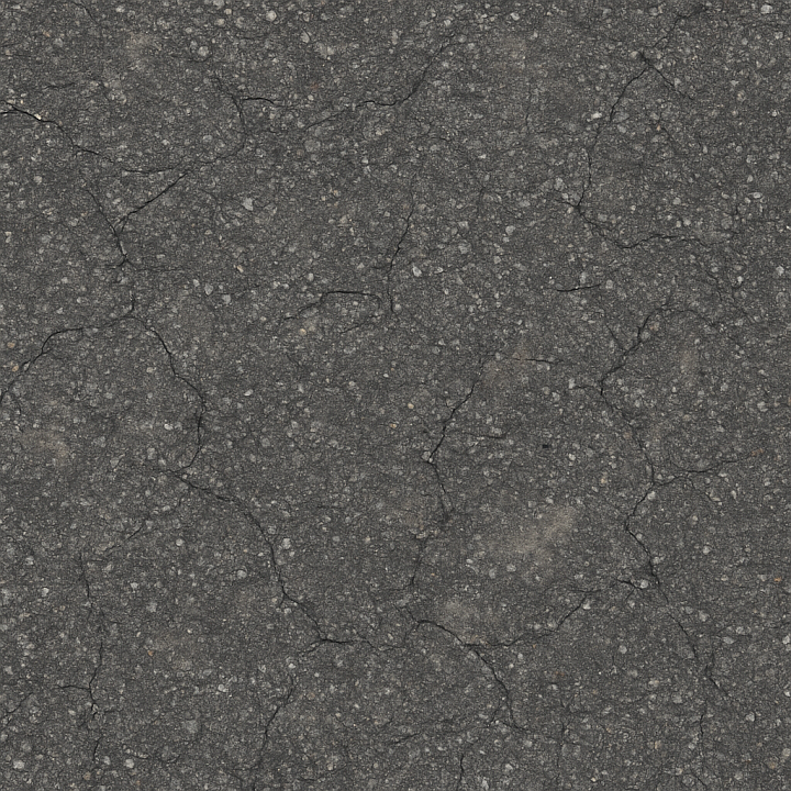 Synthetic Weathered Asphalt seamless PBR texture preview
