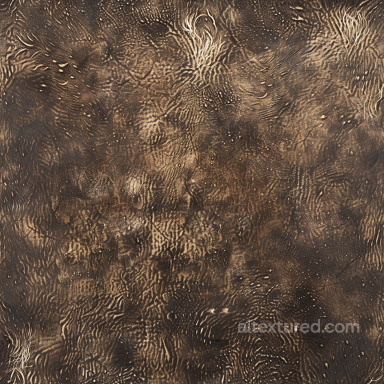 Distressed Dark Brown Leather Seamless Texture with Intricate Wrinkles and Fine Scars Leather texture preview