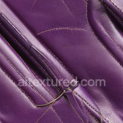 seamless Seamless 3D purple pebbled leather PBR texture with detailed stitching and fine grain texture 8k free download PBR