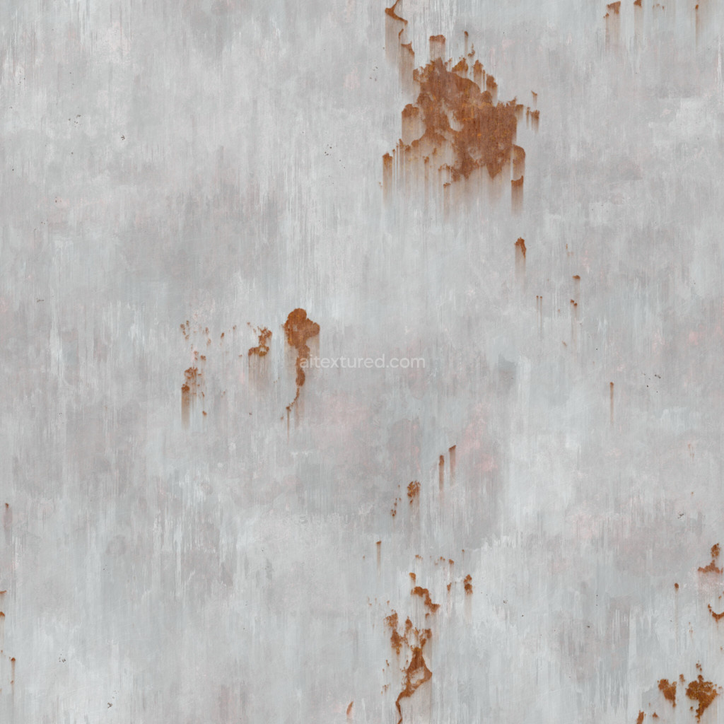 Seamless rusty metal texture with grunge effects