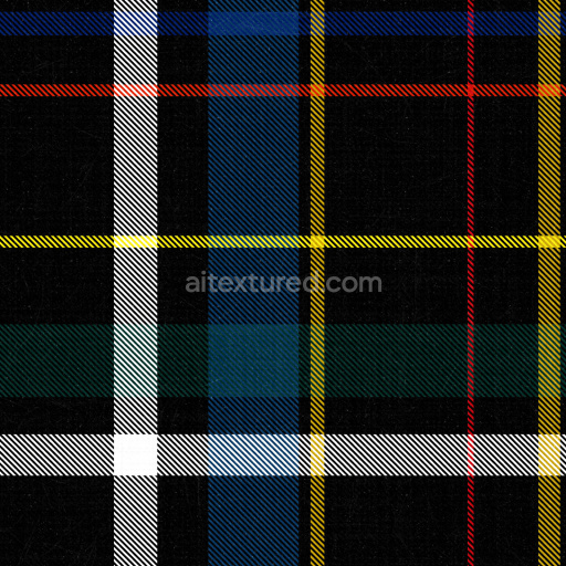 Fabric Plaid Textile Colorful Pattern Seamless Soft Durable Versatile Woven