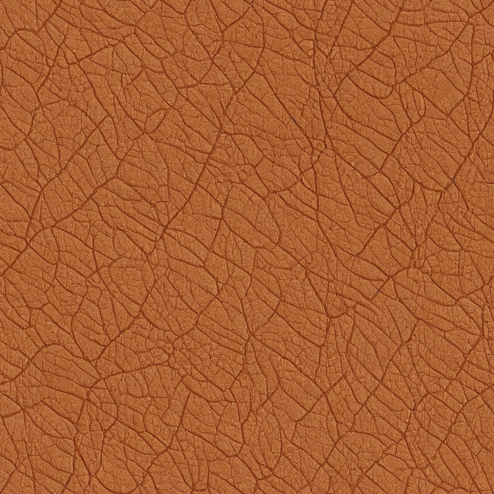 Cracked Brown Leather with Distinct Grain and Wrinkles seamless PBR texture preview