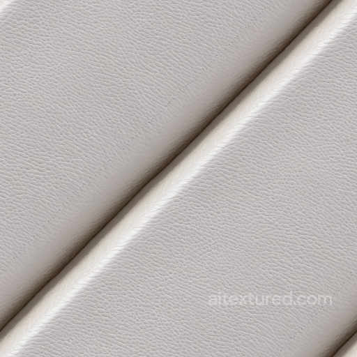 Light gray Pebbled Leather PBR Texture with Subtle Folds and Matte Finish seamless Leather PBR texture