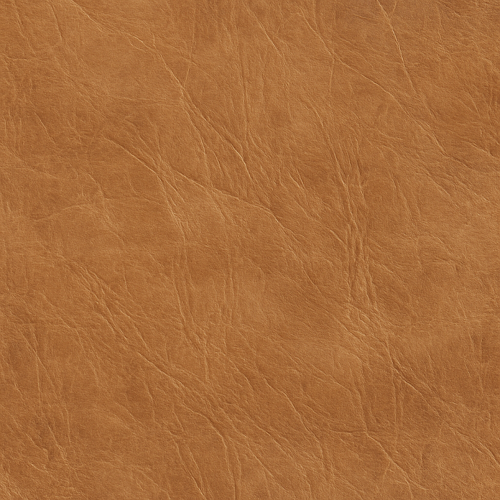 Brushed Caramel Leather with Soft Grain seamless PBR texture preview