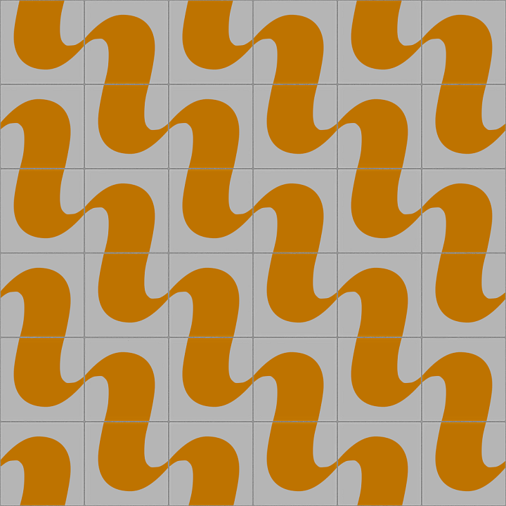 Vintage Ceramic Tile seamless PBR texture preview
