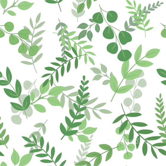 with Watercolor Style Greenery Leaves Pattern watercolor greenery texture preview