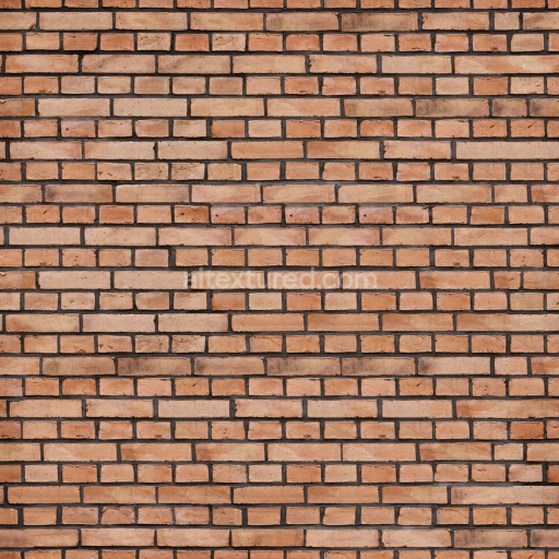Preview — Seamless PBR Brick Wall Texture with Red and Brown Tones