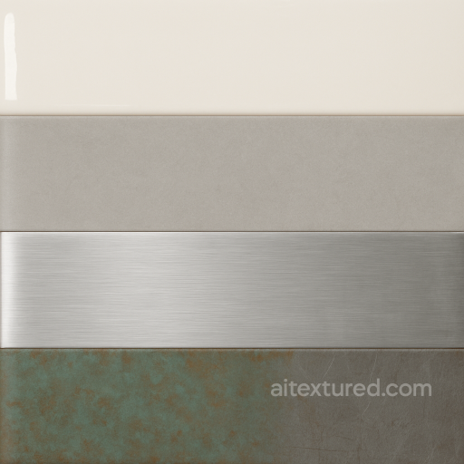 Glossy Ceramic Surface With Glazed Ceramic Finish seamless Surfaces, smooth, rough PBR texture