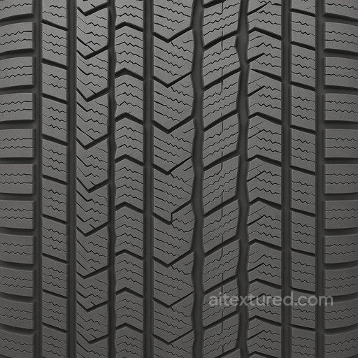 Tire Tread All Season Pattern seamless Rubber PBR texture
