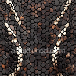 seamless Seamless 3D Reptilian Skin PBR Texture with Glossy Scale Detail and Natural Pattern texture 8k free download PBR