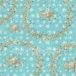 seamless Seamless 3D PBR Texture of Blue Paper with White Snowflakes and Gold Glitter Patterns texture 8k free download PBR