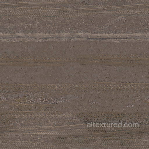 Beach Seaside Sand seamless Footprints PBR texture