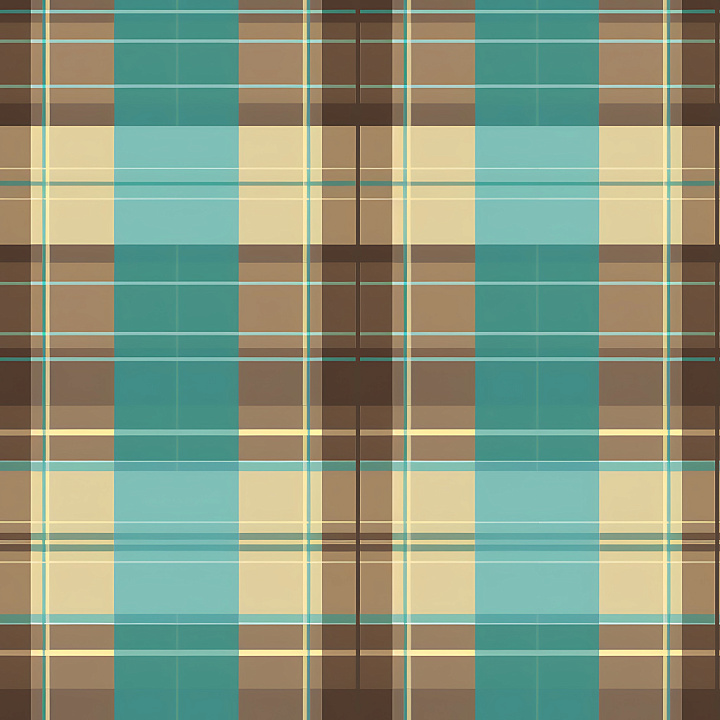 with Blue and Beige Checkered Plaid Pattern seamless PBR texture preview