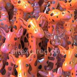 seamless Seamless 3D Inflated Glossy Vinyl Panels PBR Texture in Orange with Quilted Pattern texture 8k free download PBR