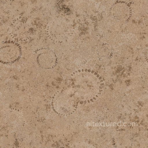 Fossil Rock Texture | Free PBR seamless Ground surface PBR texture