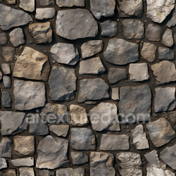 seamless Seamless 3D Rugged Stone Wall PBR Texture in Natural Earth Tones texture 8k free download PBR