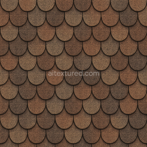 Decorative Shingle Roof Texture Seamless 1024X1024