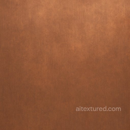 Brushed Copper Warm Patina seamless Metal PBR texture