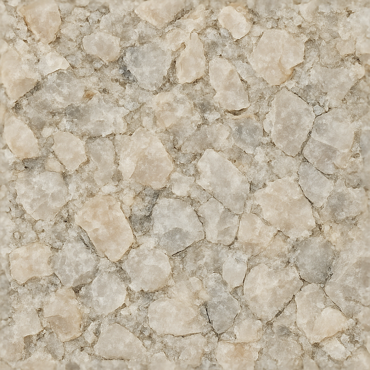 Crystalized Feldspar Stone Surface With Sparkling Mineral Deposits seamless PBR texture preview