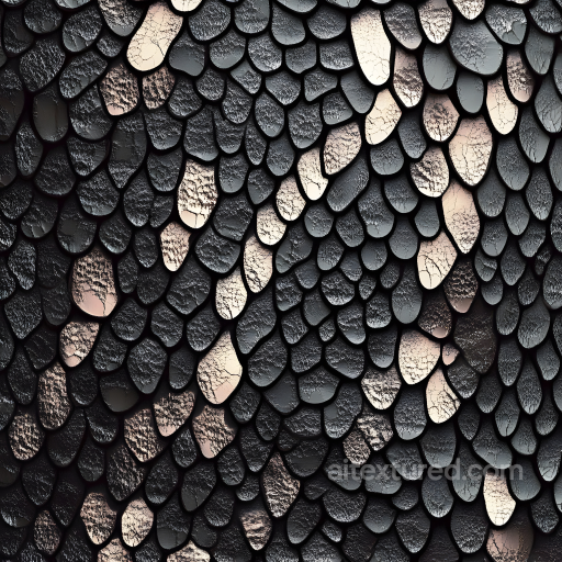 Skin PBR Texture Featuring Crackled Scales and Detailed Pores seamless Skin PBR texture